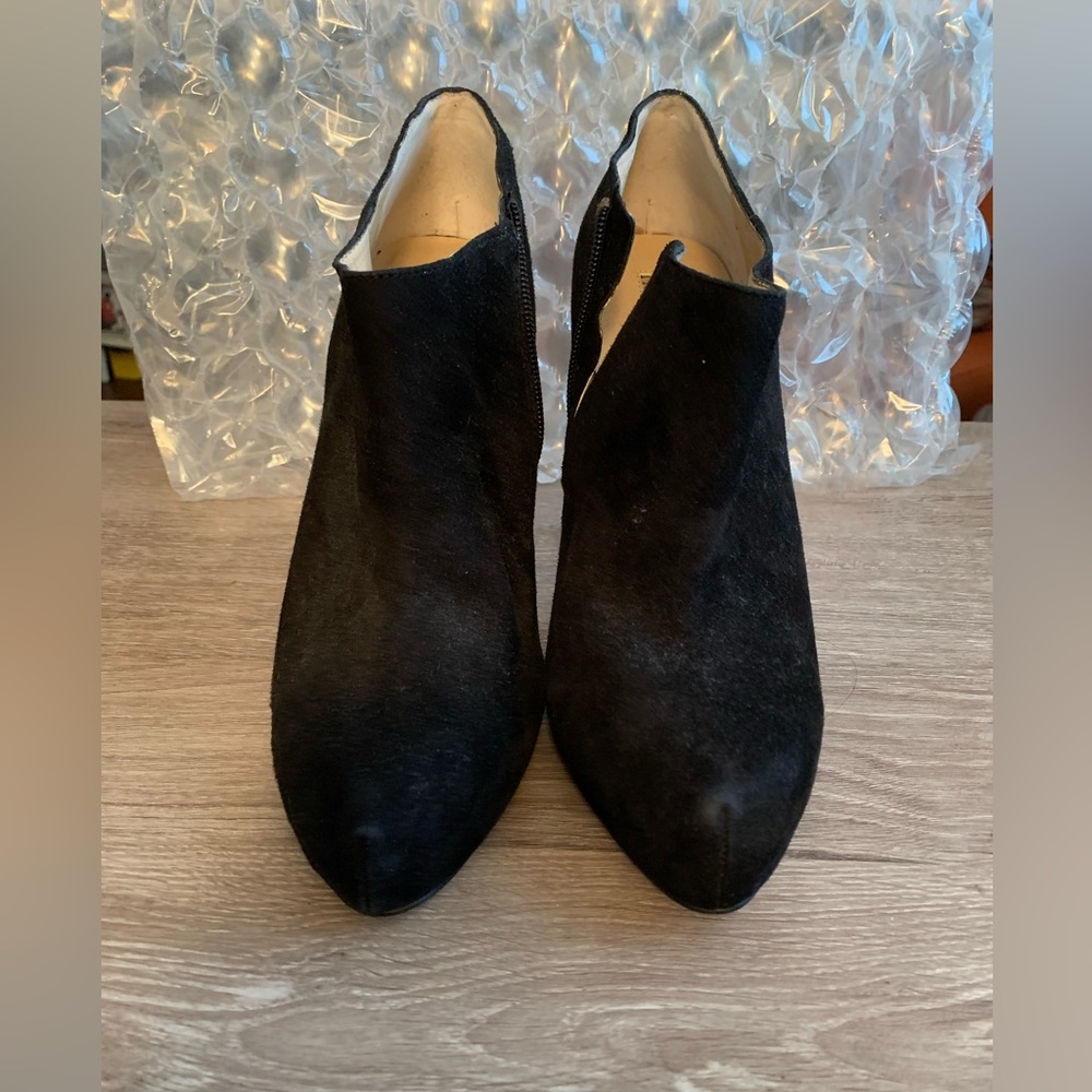 Black suede INC International Concepts booties
